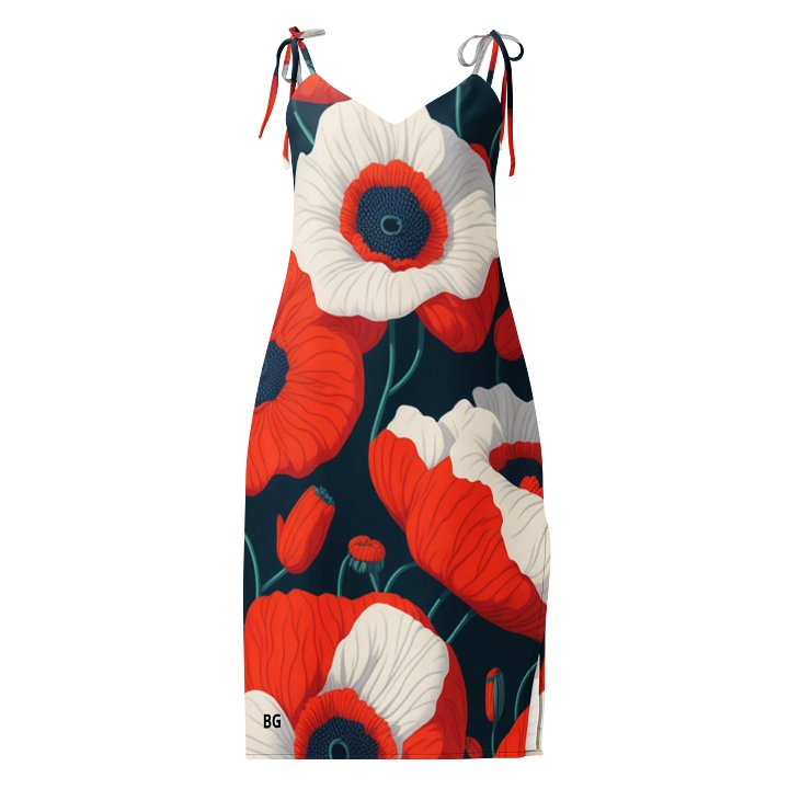 Barry Grady 'Poppies' Chiffon Slip Dress product image (1)
