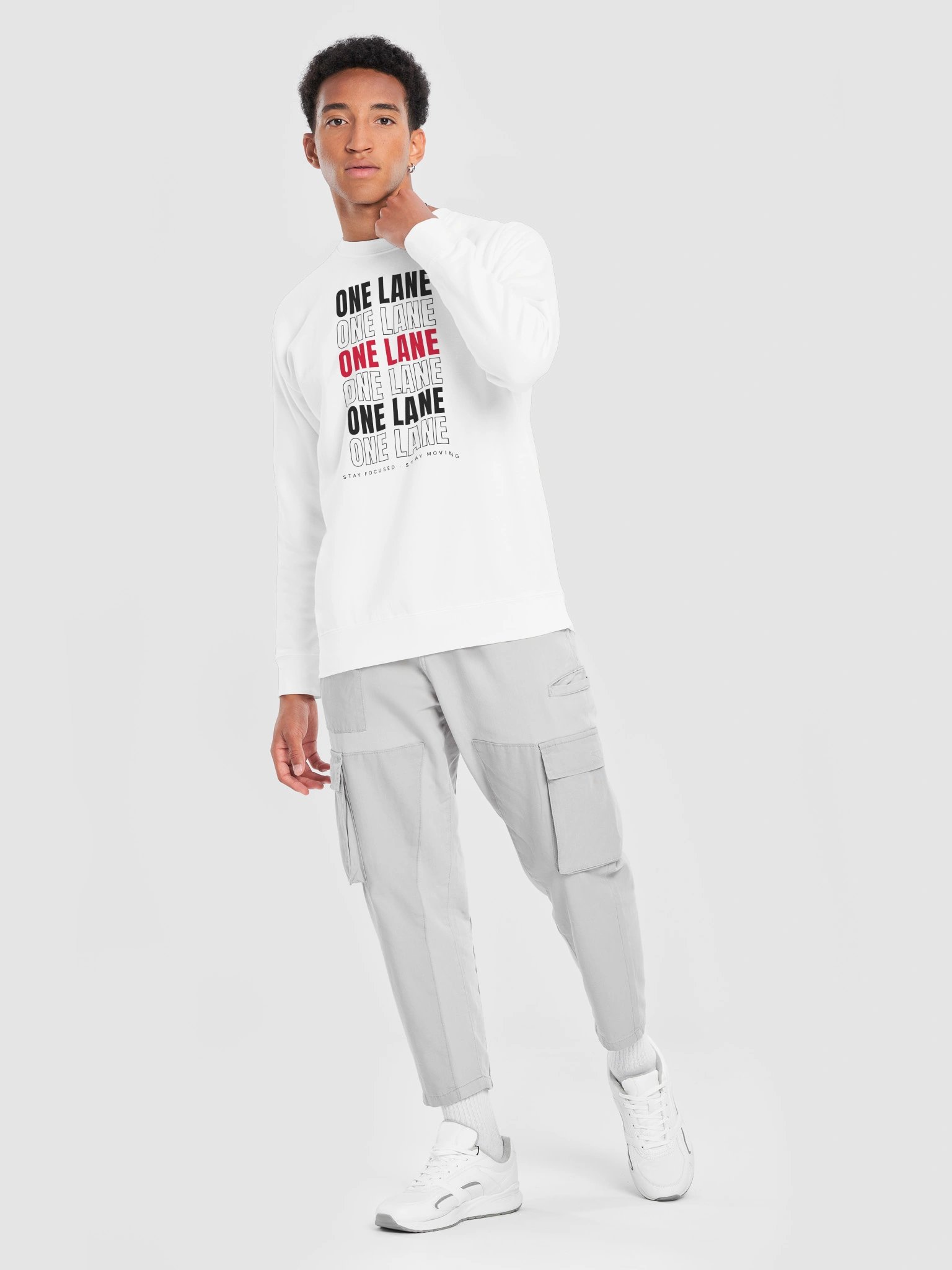 ONE LANE Stay Focused Men's Crewneck product image (7)