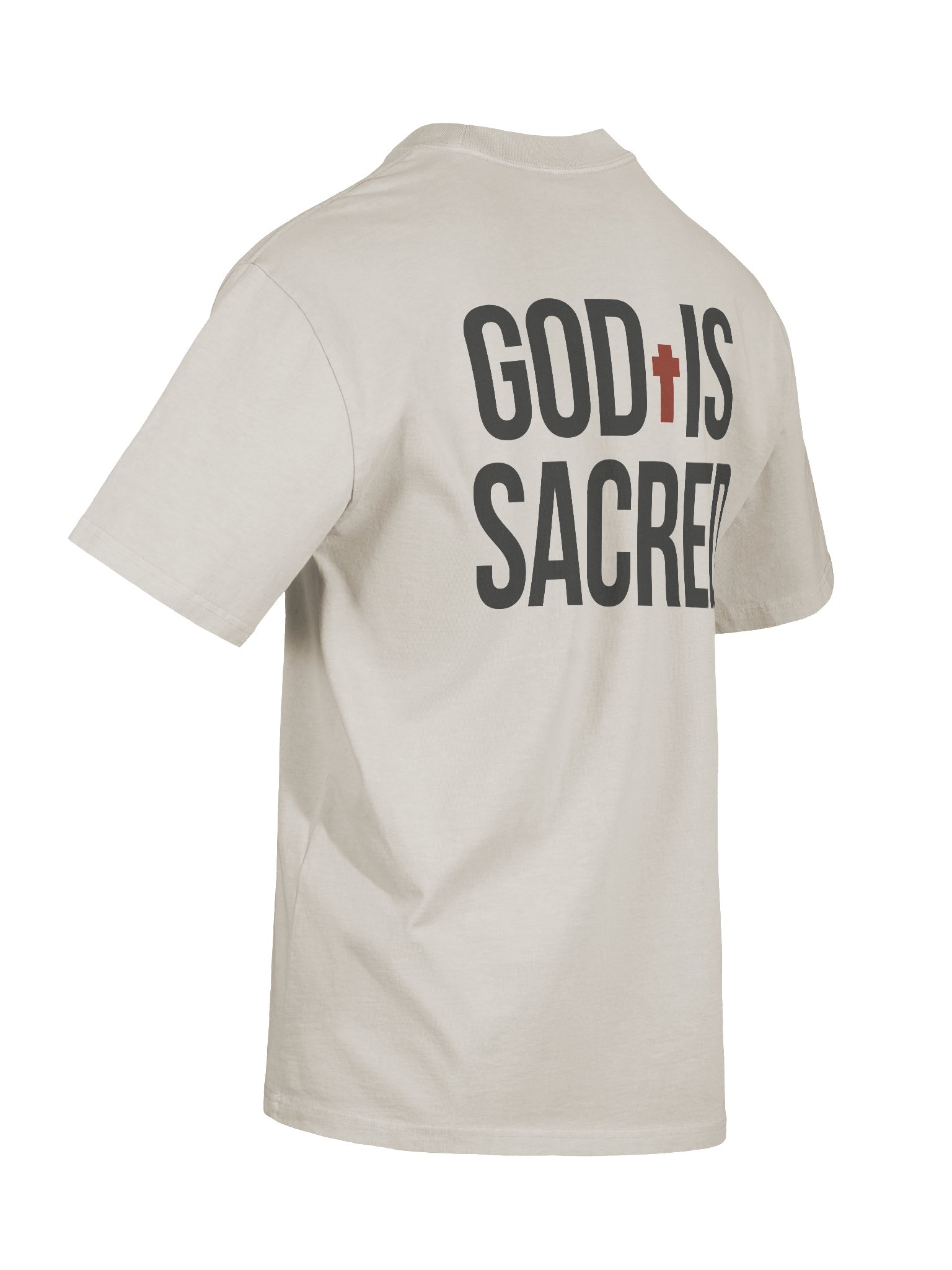 GOD IS SACRED OVERSIZE TEE (Light) product image (9)