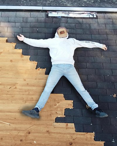 Just need a couple more days to finish my roof! #couplemoredaysconstruction