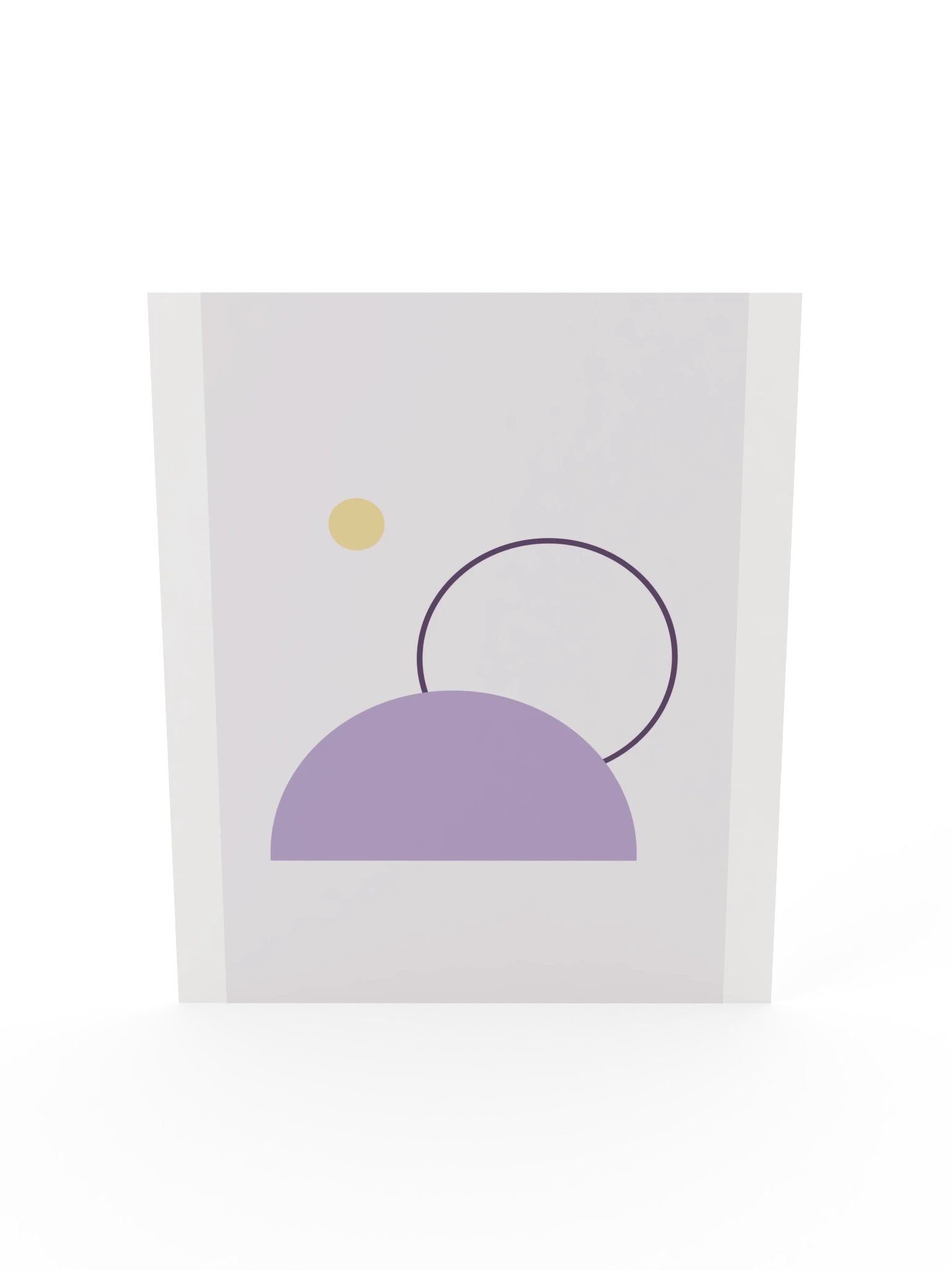 Lavender Moon Print | Abstract Bathroom Wall Art product image (7)
