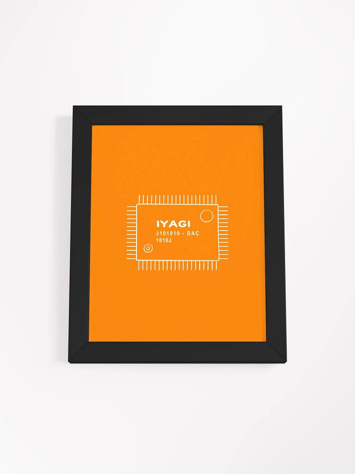 iyagi DAC Chip Framed Poster product image (27)