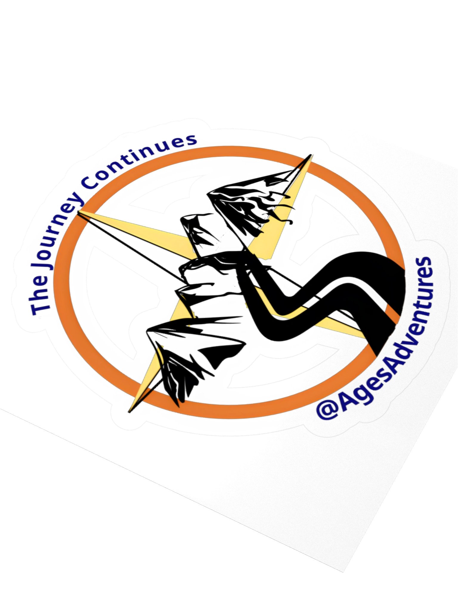 The "Journey Continues" Backcountry Sticker (Kiss-Cut) product image (3)