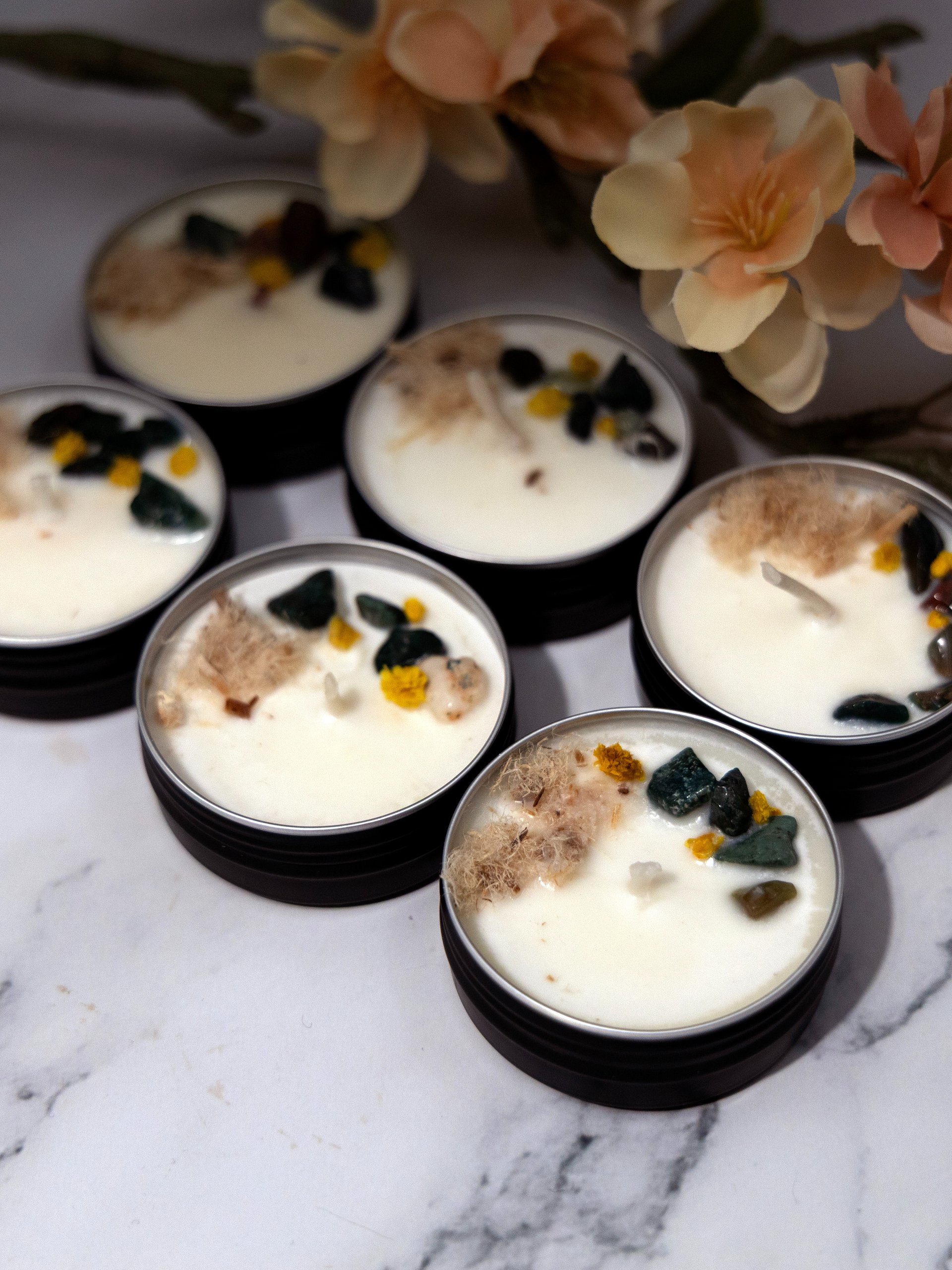 Imbolc Crystal Ritual Tea Lights product image (1)