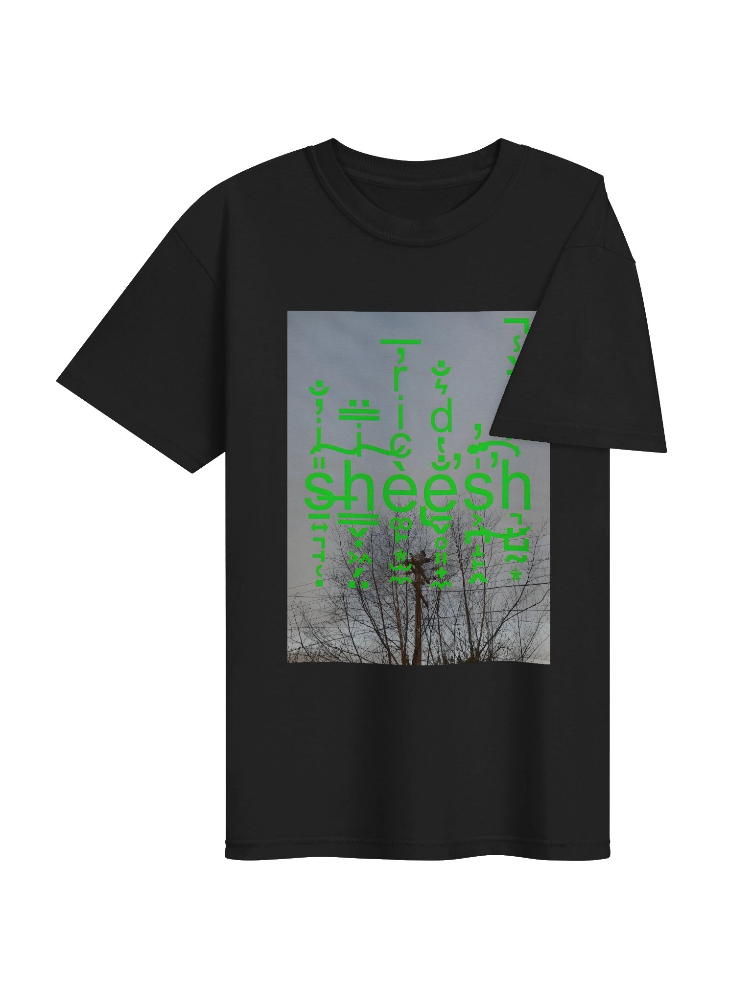 Sheesh Green Tree Graphic Tee product image (14)