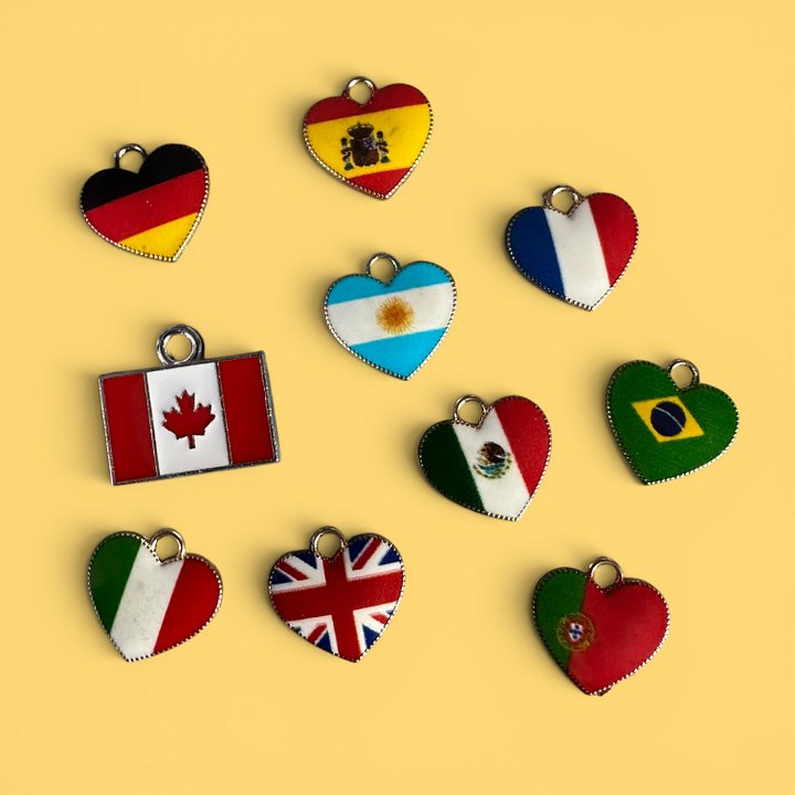 Country Flags Whinny Winners Braid and Bridle Charms for Horses | Little Shop of Ponies product image (1)