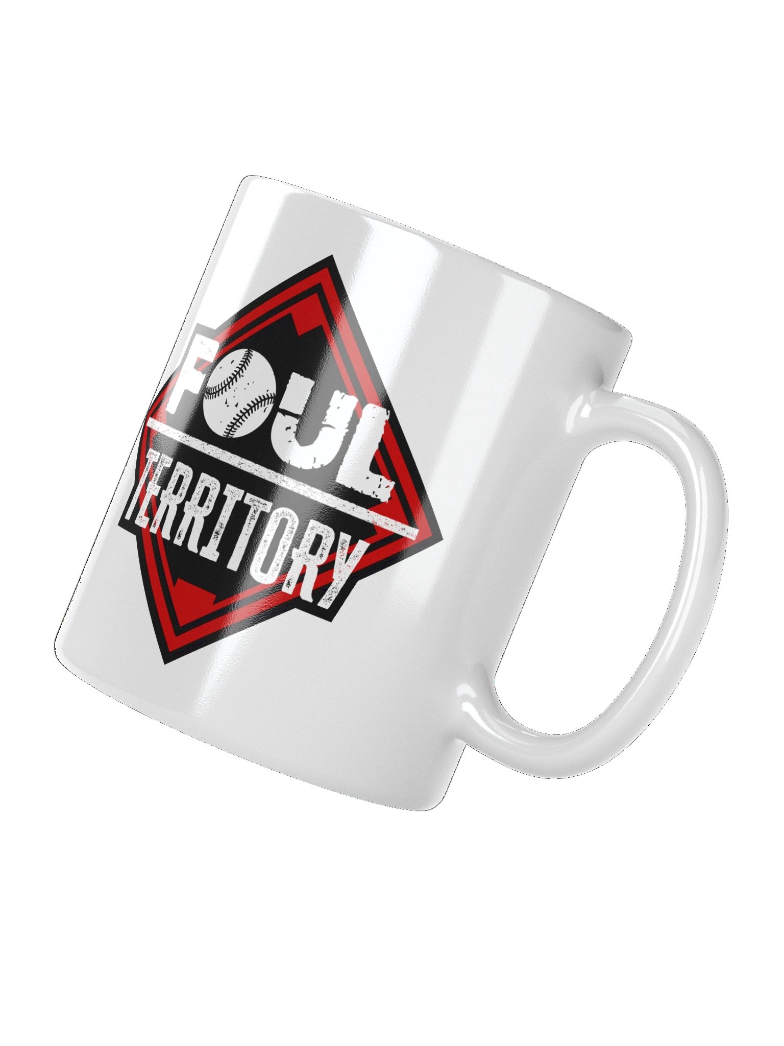 Foul Territory Glossy White Mug product image (2)