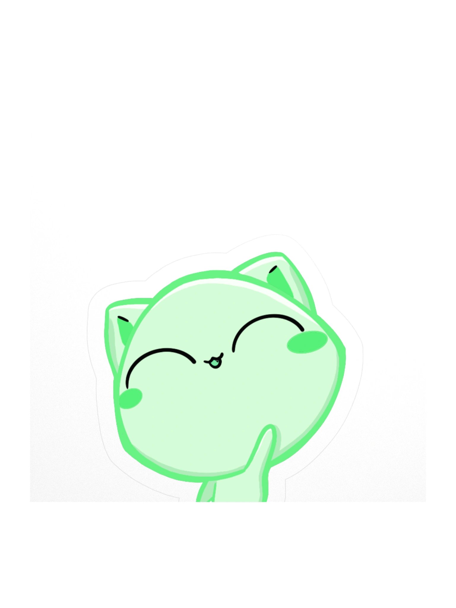 Hi Mochi! - Kiwi Sticker product image (1)