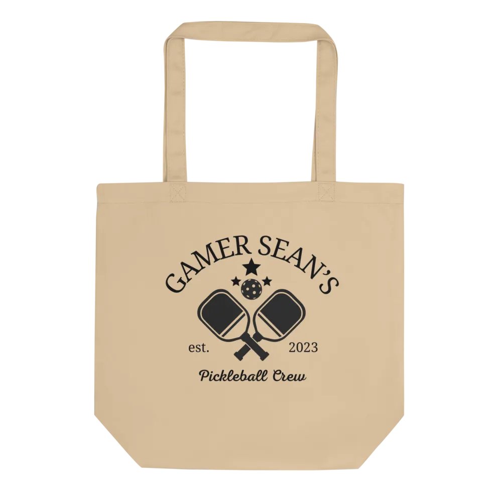 Gamer Sean's Pickleball Crew Cotton Tote product image (1)