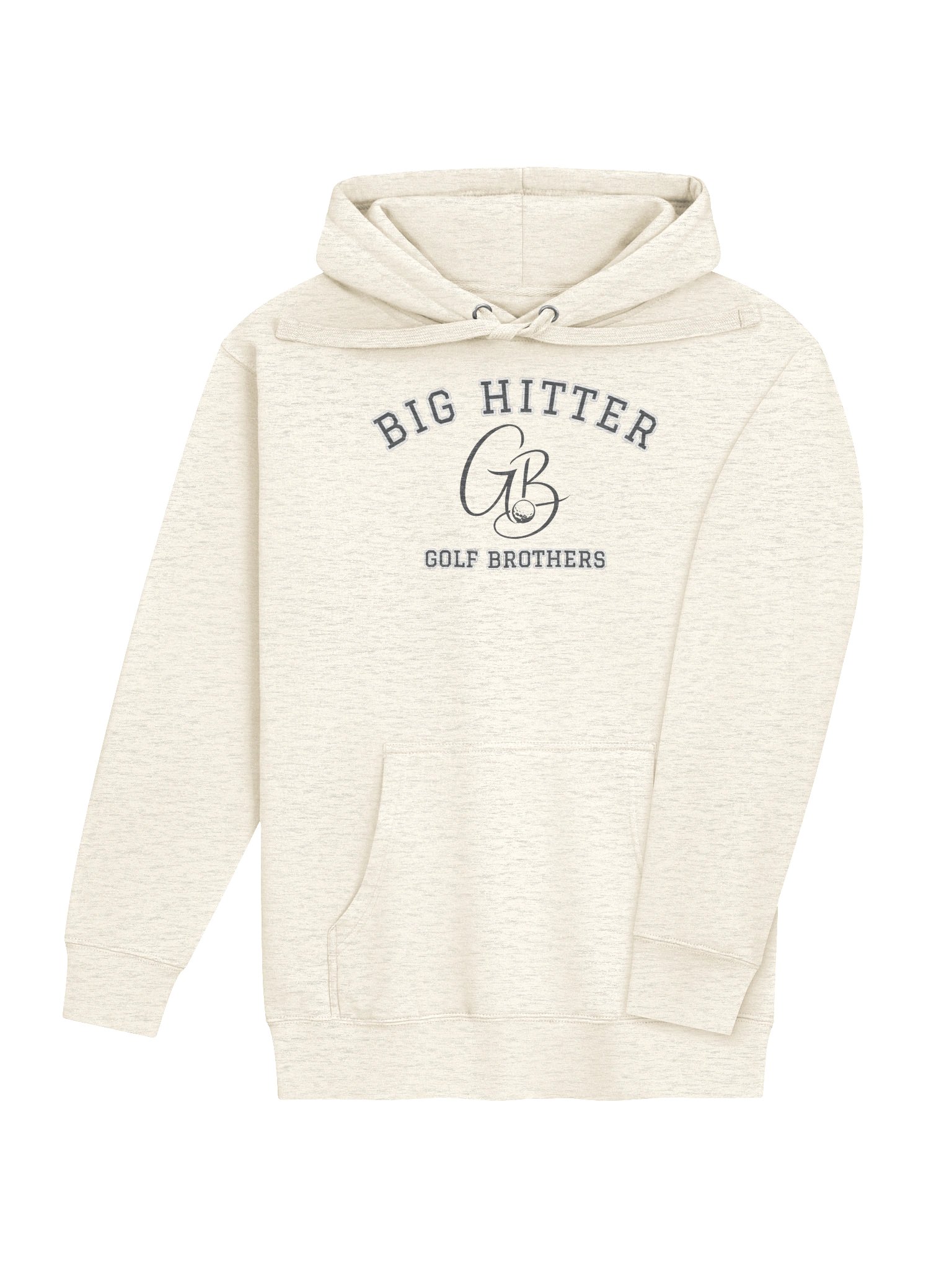 Big Hitter Varsity Hoodie – Oatmeal product image (4)