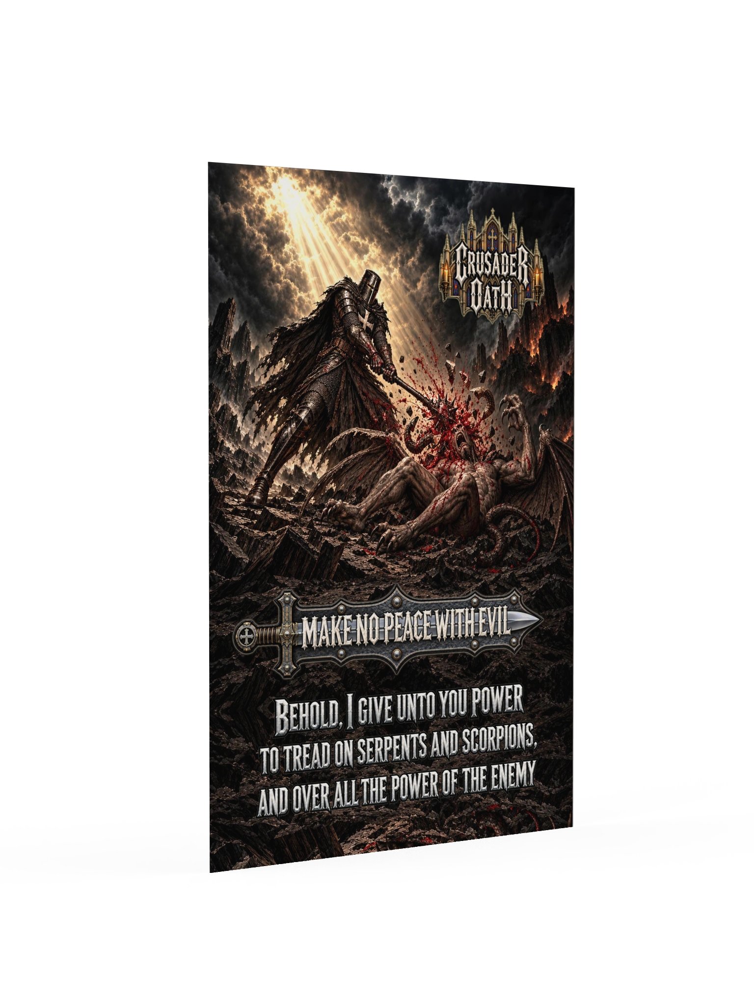 Make No Peace With Evil Posters product image (3)