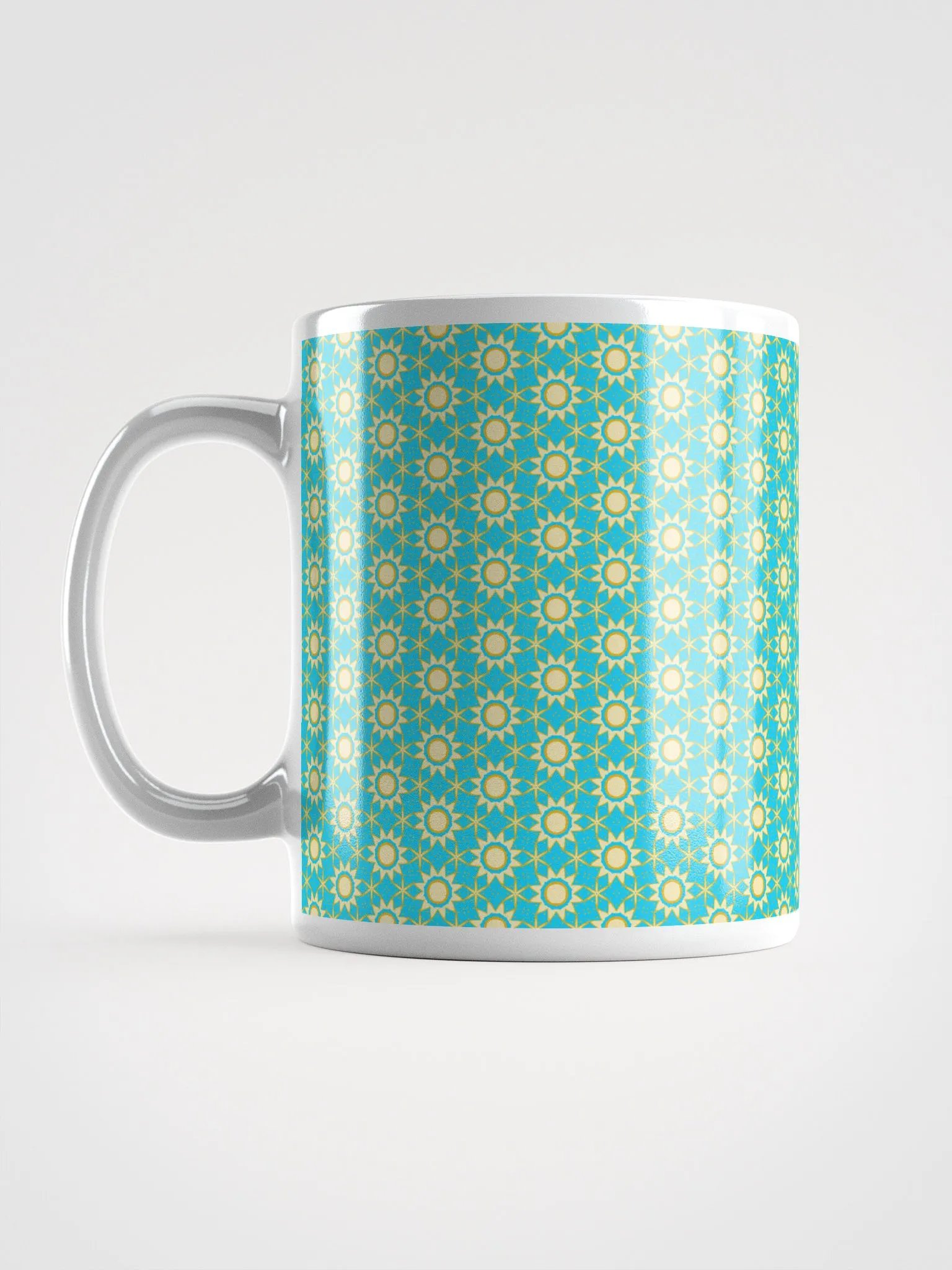 Celestial Sun & Stars Seamless Patterned Ceramic Mug product image (6)