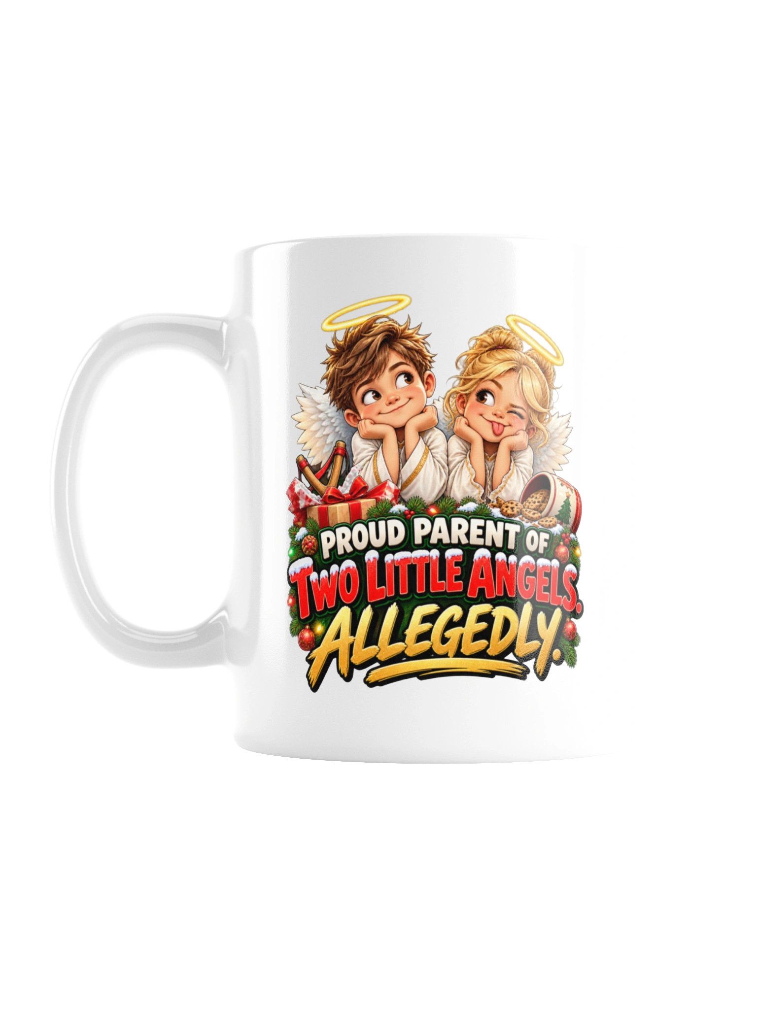 Proud Parent of Two Little Angels… Allegedly. Mug product image (2)