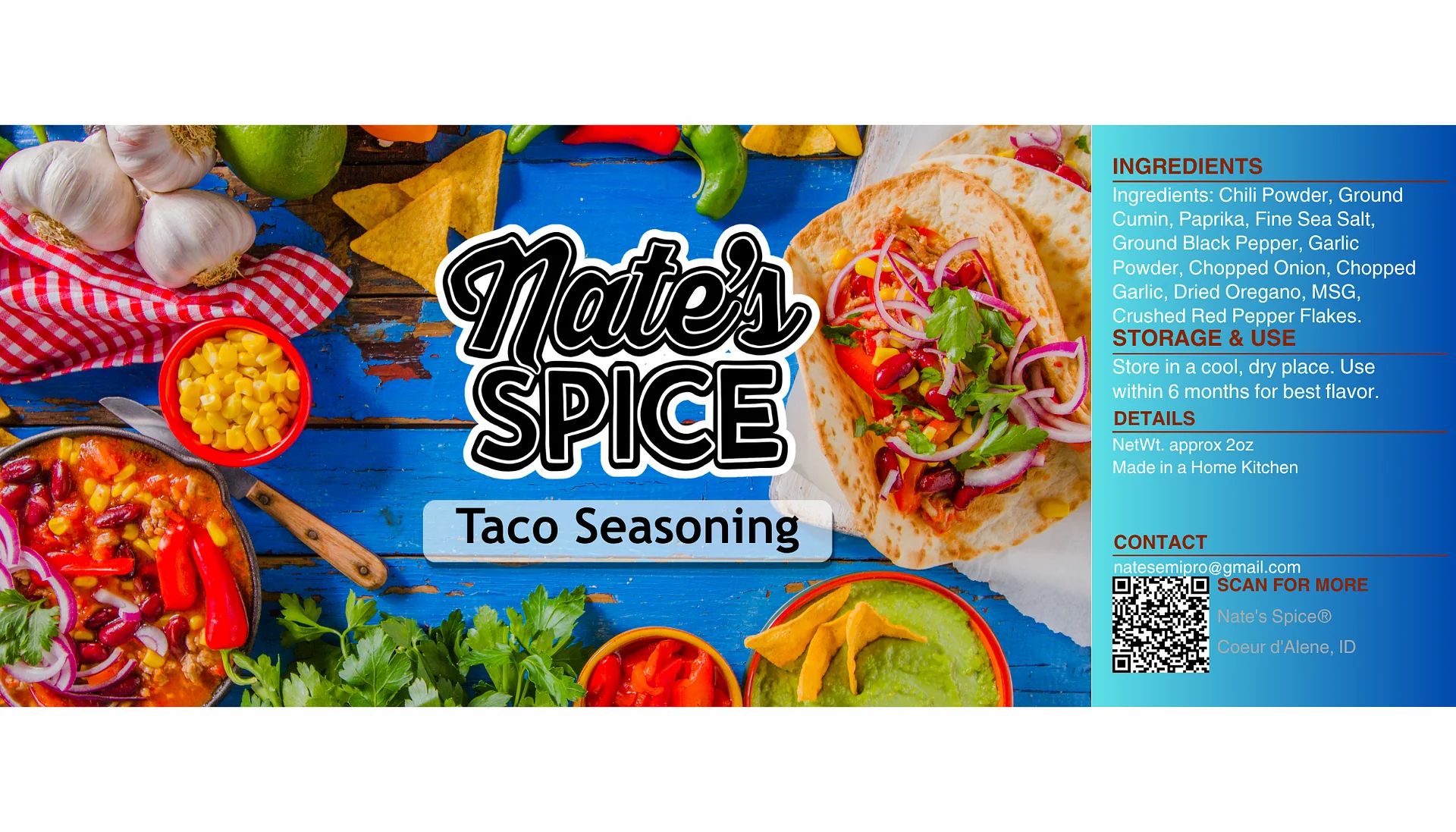 NateSpice Taco Seasoning product image (2)