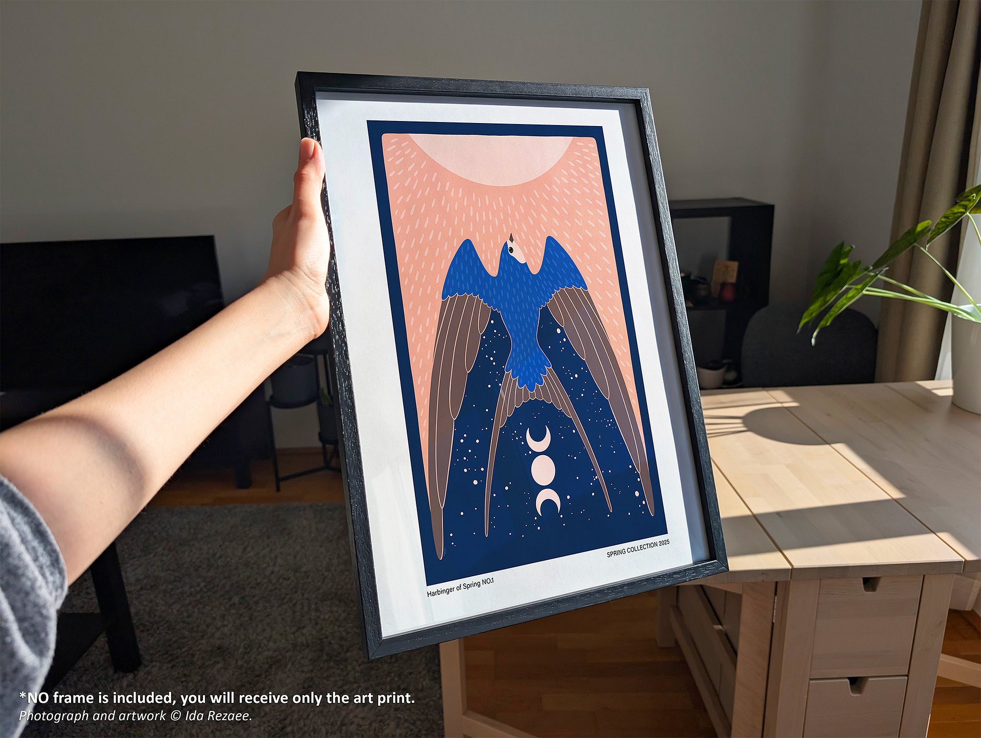 Abstract Swallow Art Print, Harbinger of Spring No.1 product image (7)