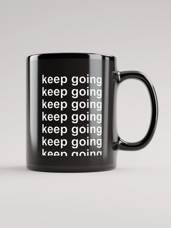 keep going mug (dark mode) product image (1)