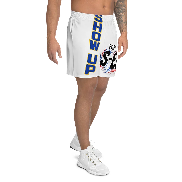 Show Up for Your S-EL-F — WholelyVerse Athletic Shorts product image (2)