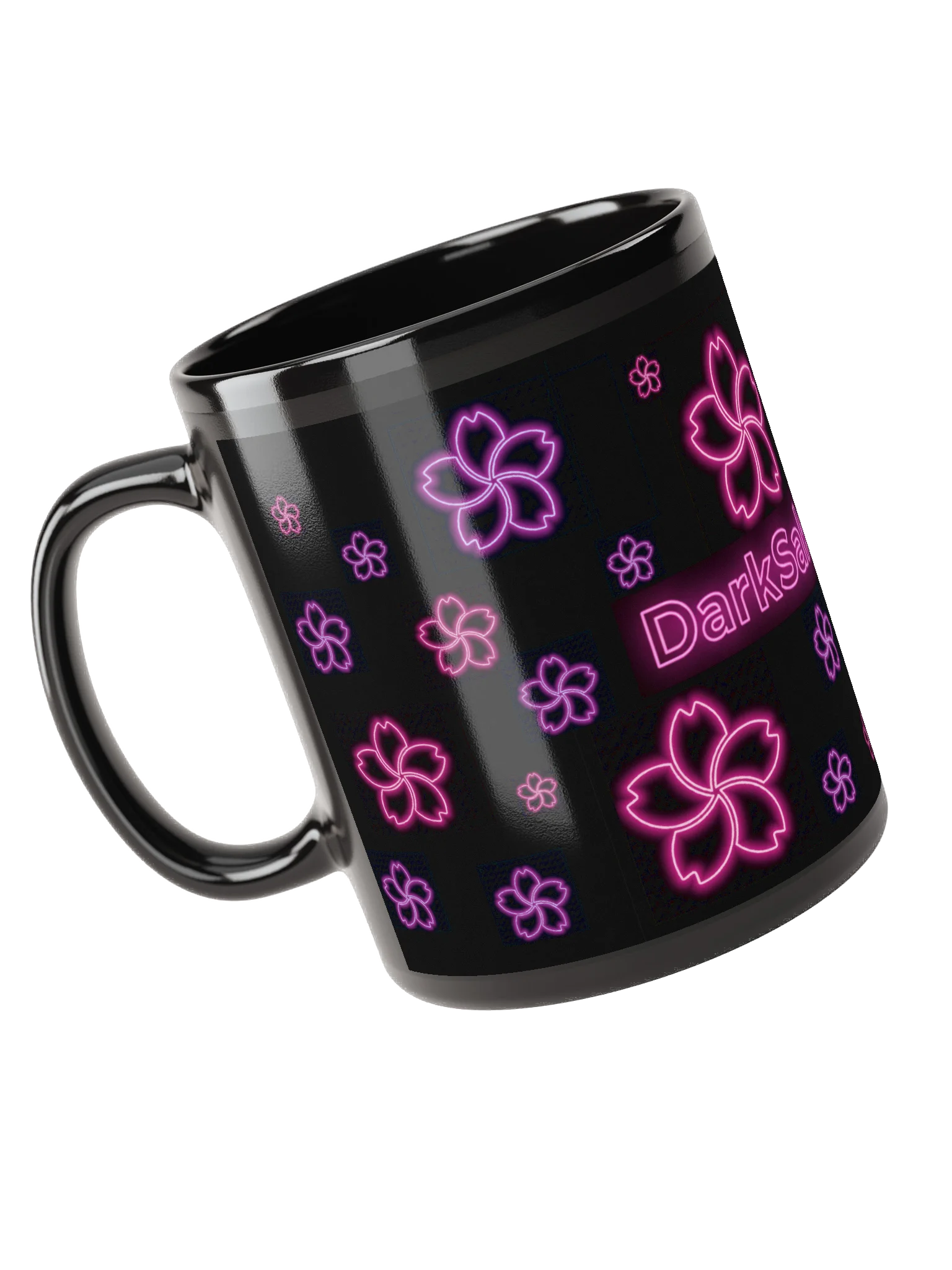 Neon Sakura Black Mug product image (5)