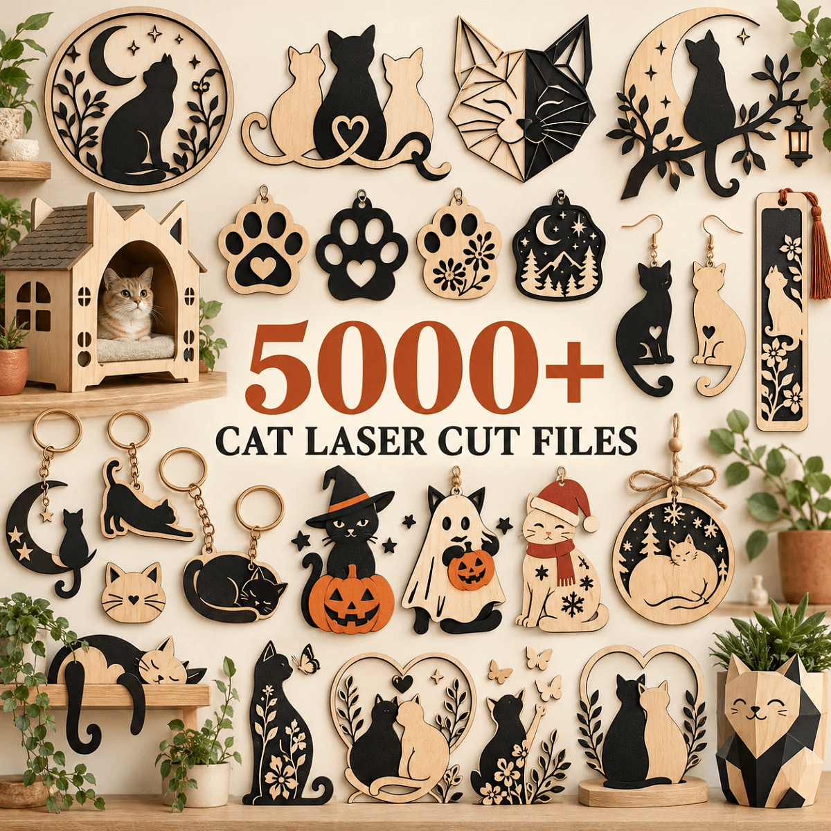 5000+ Cat Laser Cut Files Bundle | PrintOdd