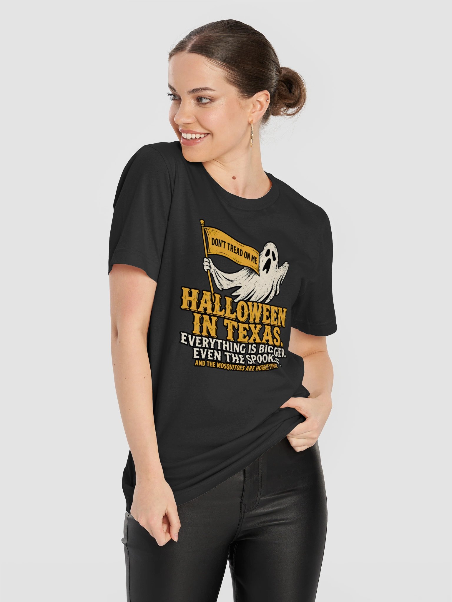 Halloween in Texas Spooky Ghost Women's Shirt product image (9)
