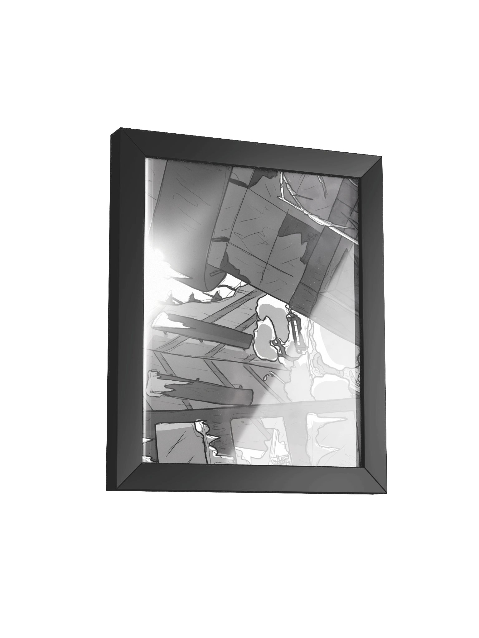 Silence — Framed Print product image (31)