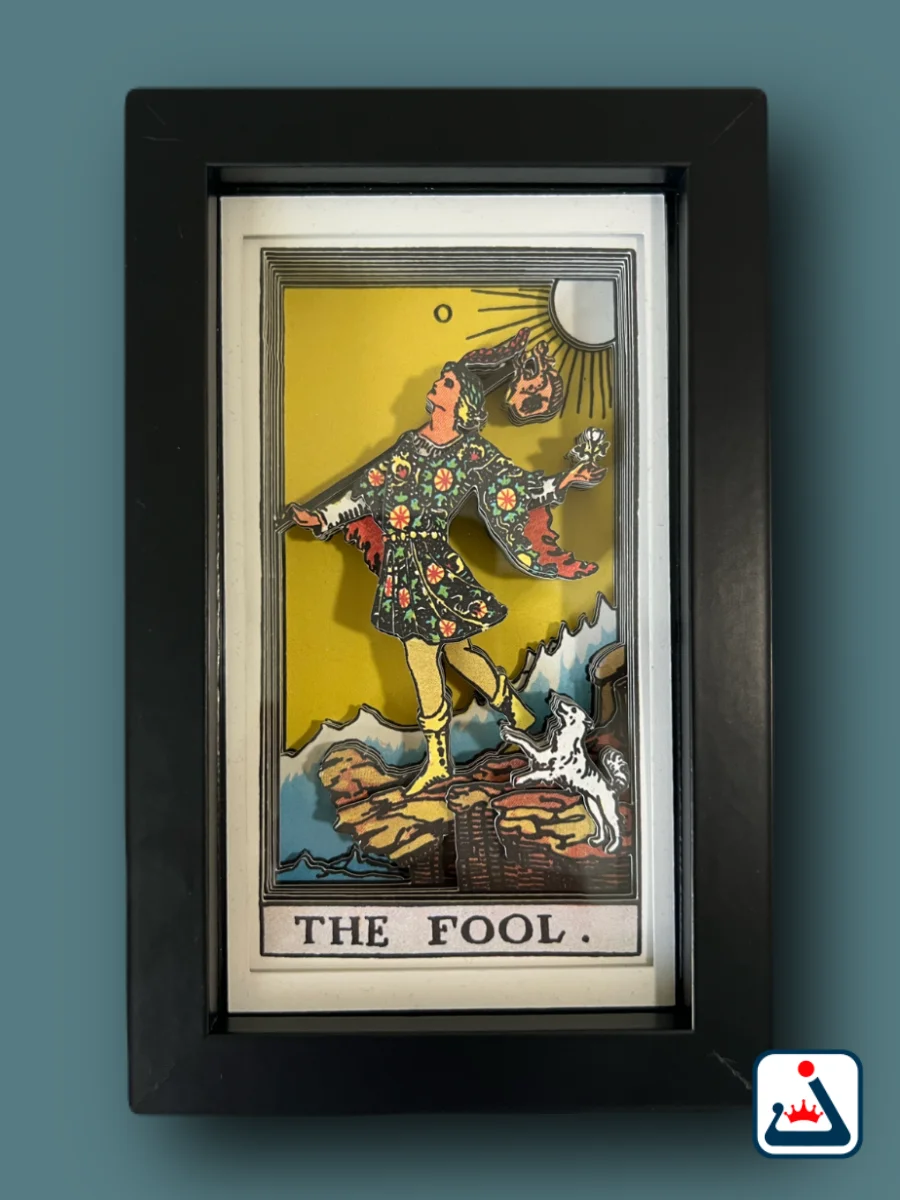 The Fool – 3D Tarot Shadow Box Art product image (1)