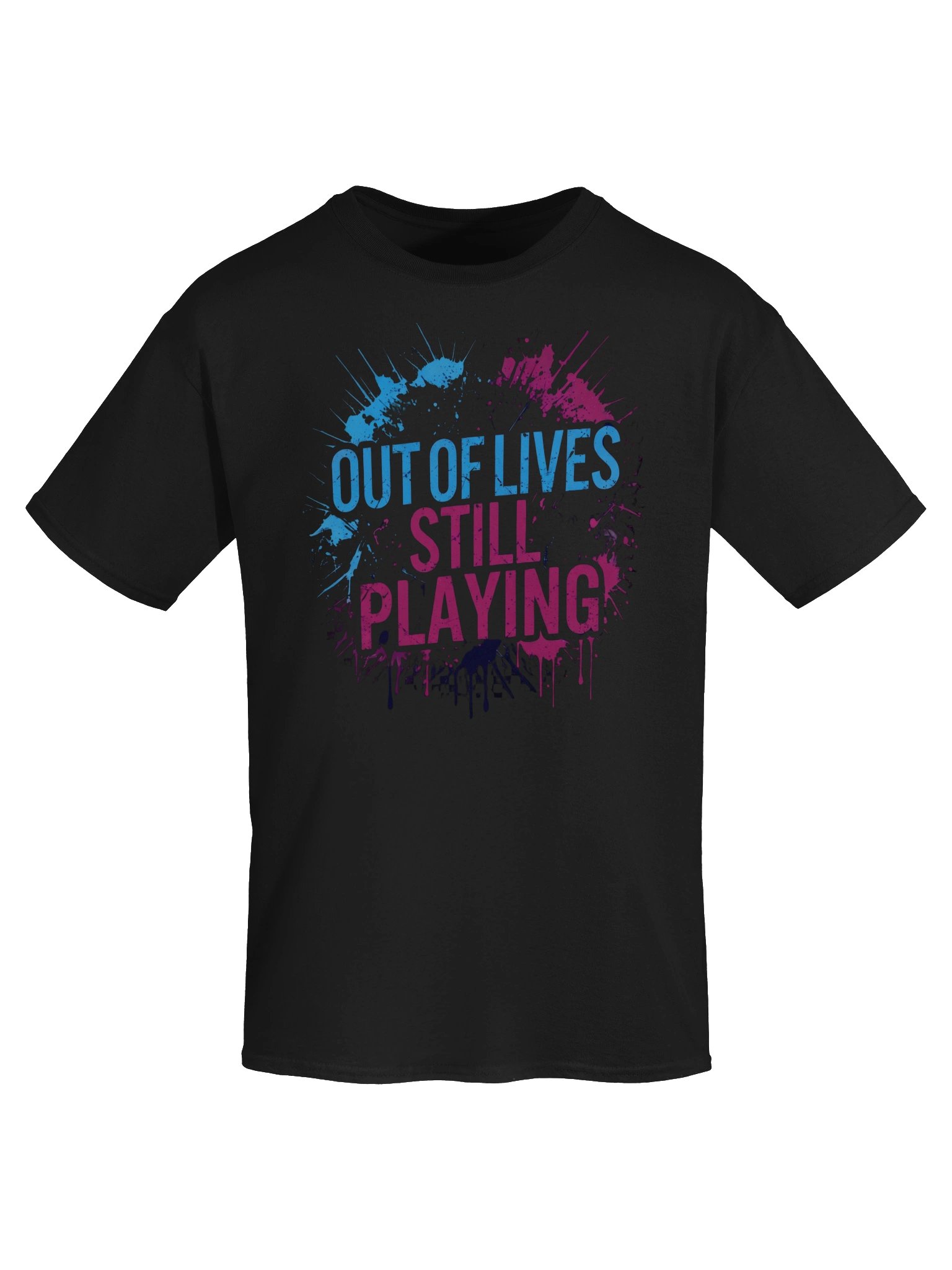 Out of Lives, Still Playing Gaming T-Shirt Design product image (2)