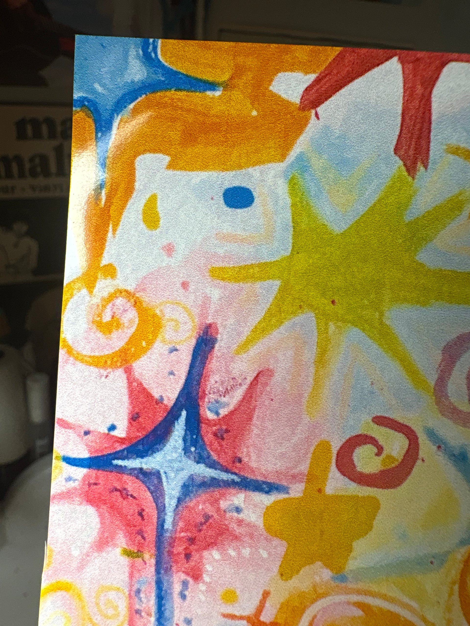 Rainbow/Abstract Whimsical Pattern Print - 5x7 product image (3)