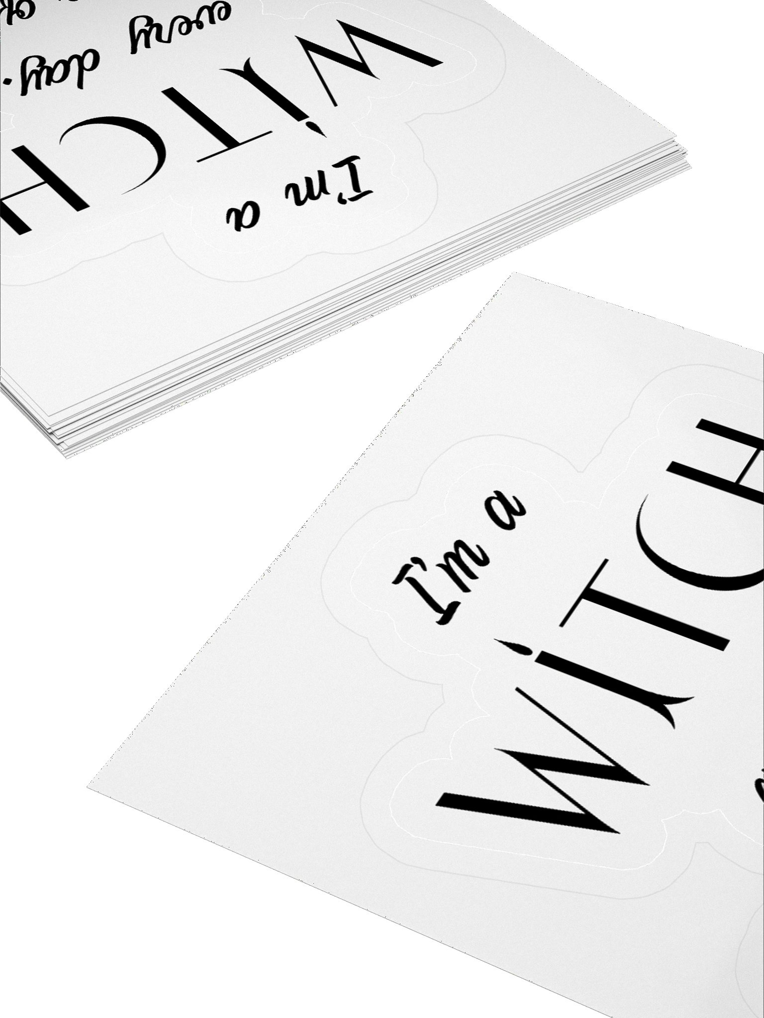 I'm a Witch Sticker product image (4)