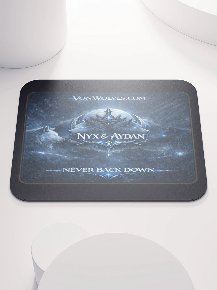 Nyx & Aydan: Never Back Down Mouse Pad product image (1)