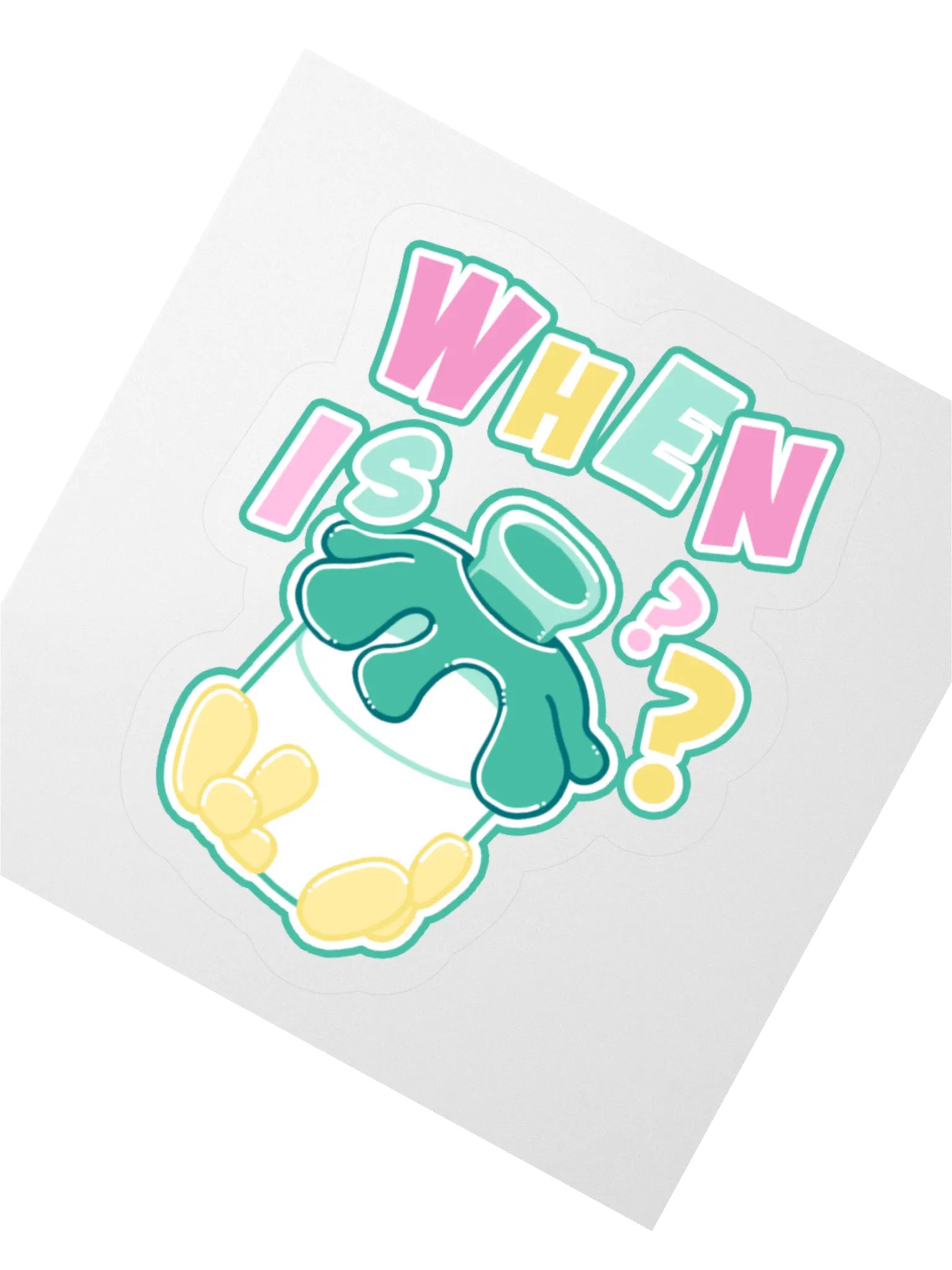 WHEN is Milk?? Stickers product image (2)