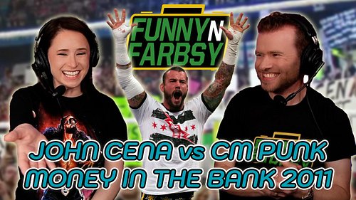 Available now on YouTube: Reacting to @cmpunk vs @johncena at #MoneyInTheBank 2011! @funnylilgalreacts had never seen this ma...
