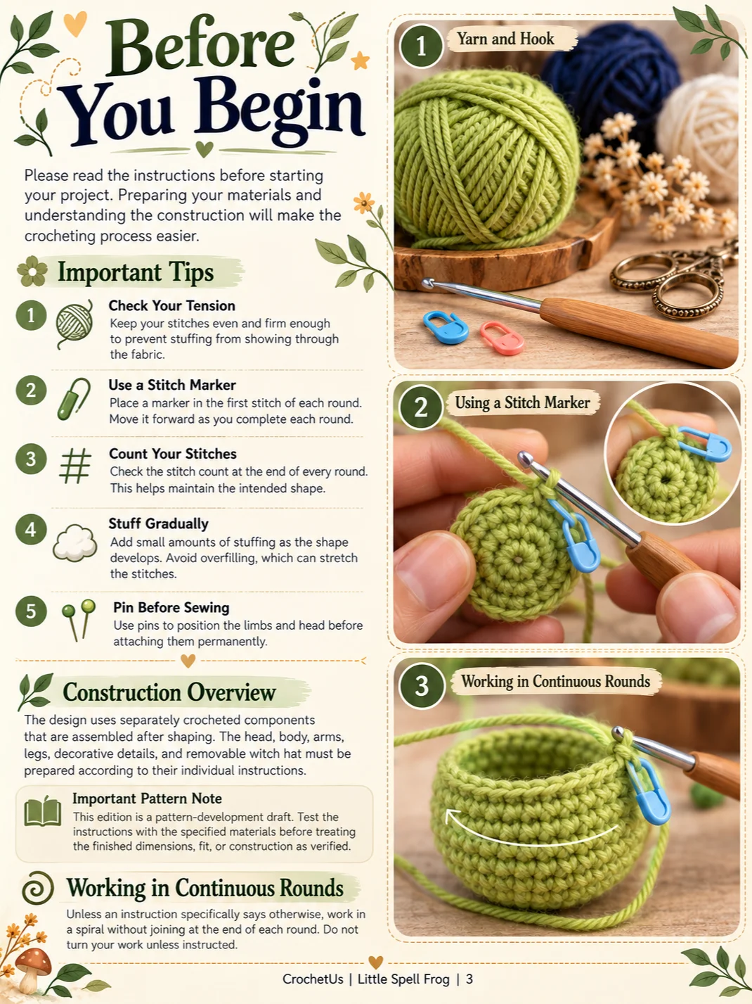 Little Spell Frog Crochet Pattern product image (4)