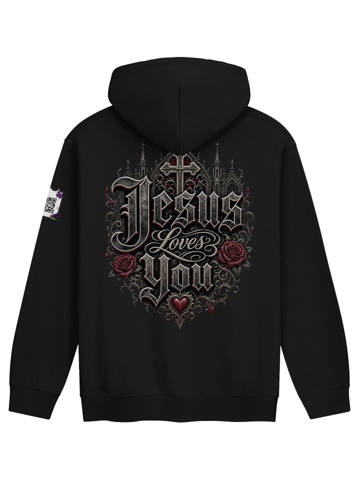 Jesus Loves You (2) Hoodie w/QR product image (5)