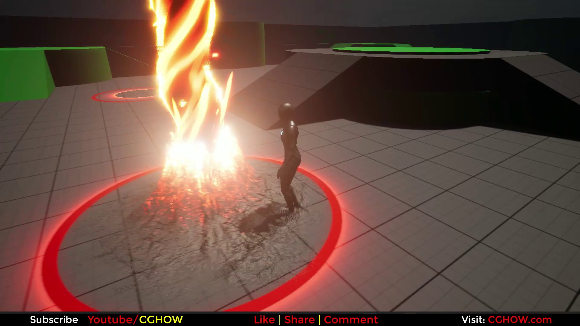 Fire Beam from Ground in Unreal Engine 5 Niagara | CGHOW