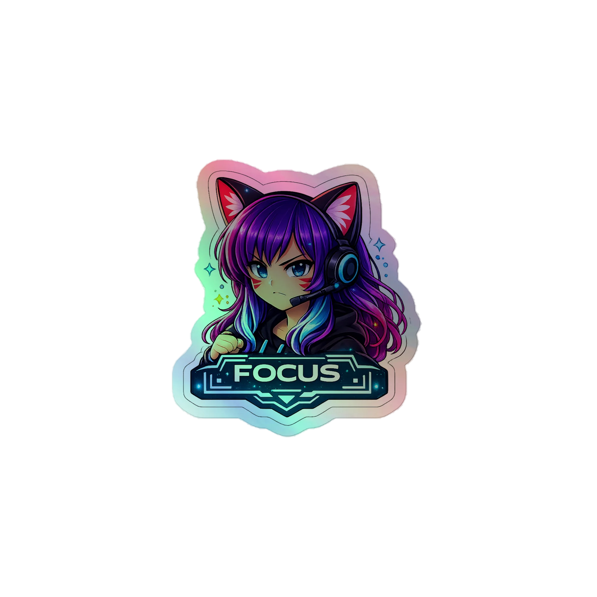 • AKC // Callie Sticker FOCUS | Holographic | Callie Emote Badge Series product image (1)