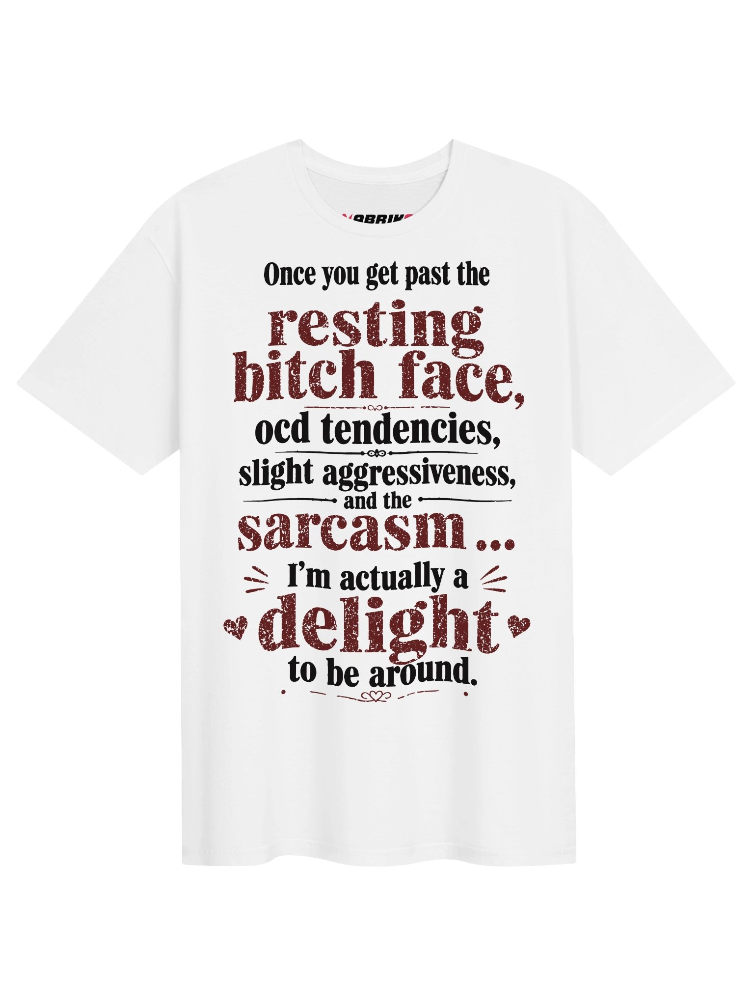 Resting Bitch Face Funny Sarcastic T-Shirt product image (1)