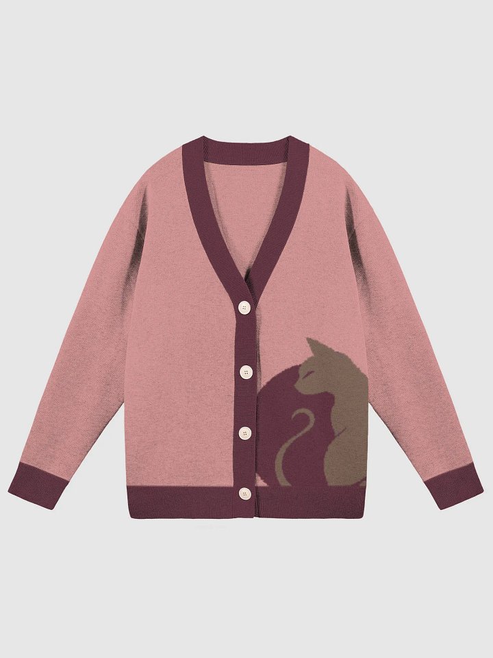 KawaiKitten Strawberry Smoothie Knitted Cardigan product image (1)