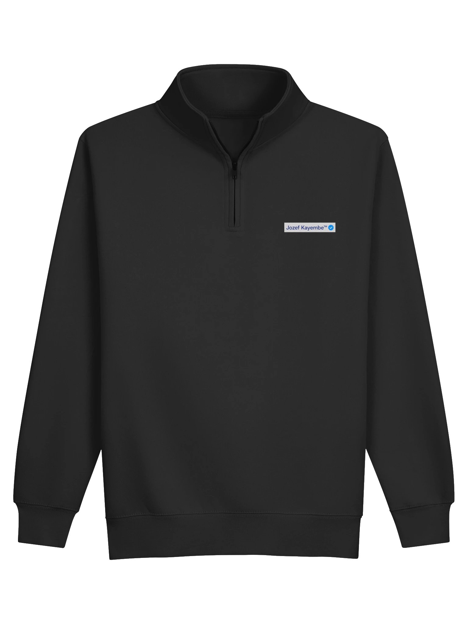 Jozef Kayembe Verified Quarter-Zip Sweatshirt product image (1)
