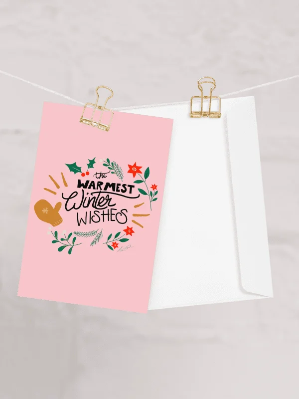 The Warmest Winter Wishes • Greeting Card product image (1)