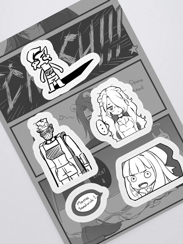 Slice-Of-Hika Stickers 2 product image (1)
