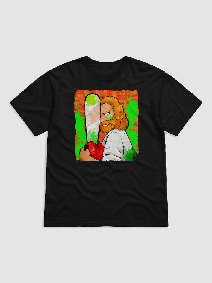 chainsaw art tee product image (1)