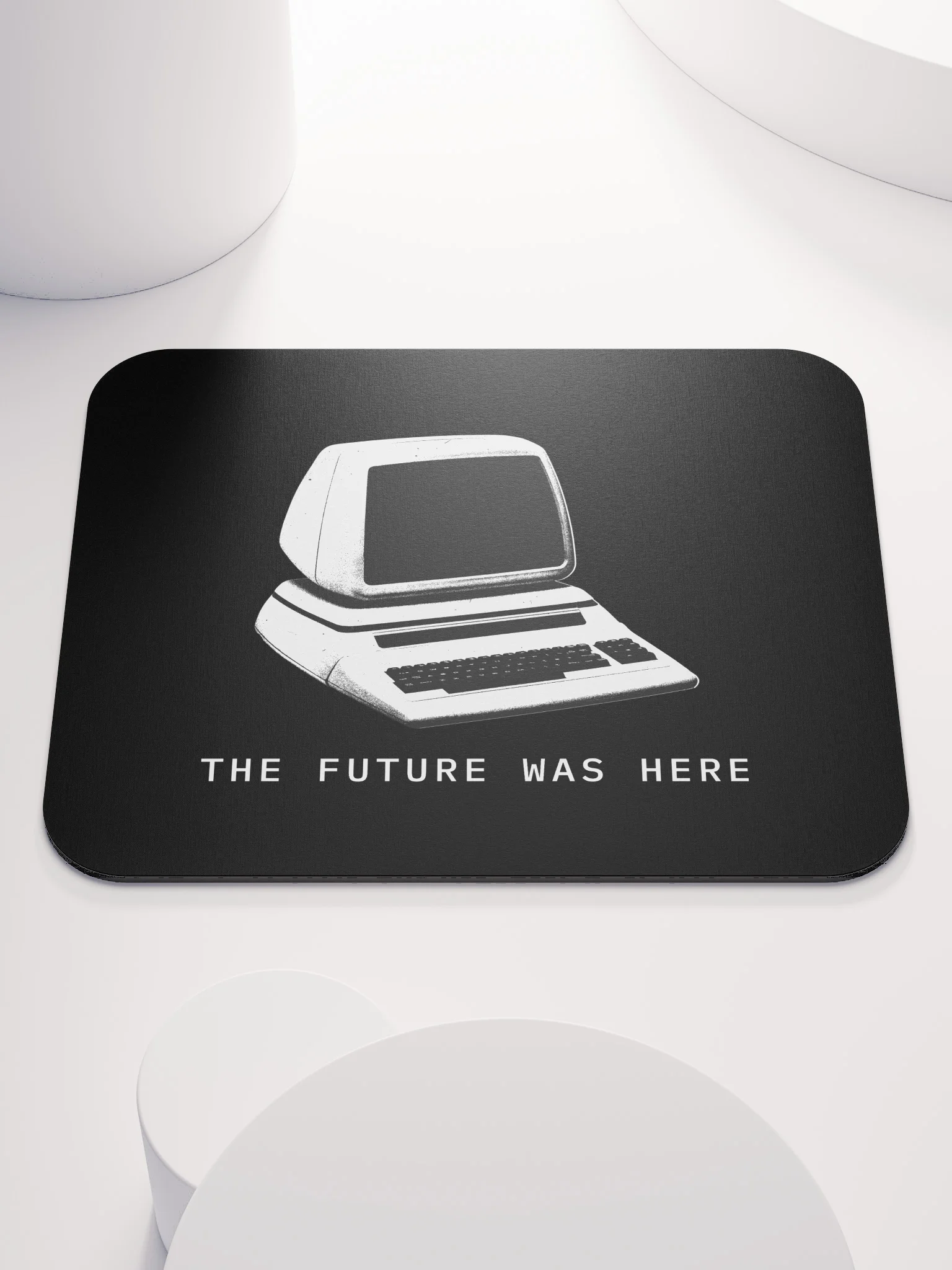 THE FUTURE WAS HERE MOUSE PAD product image (1)