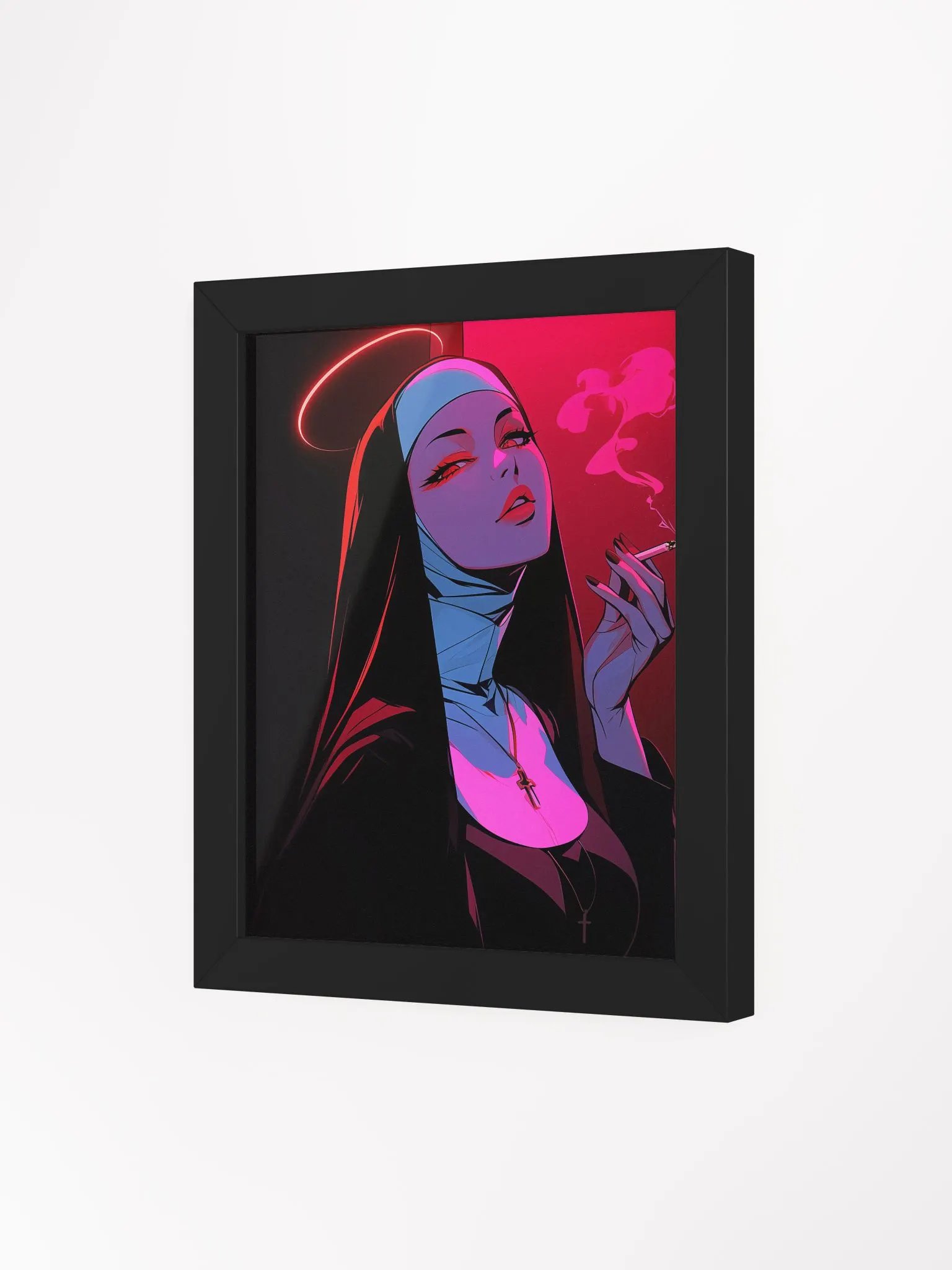 Framed Neon Serenity Poster product image (36)