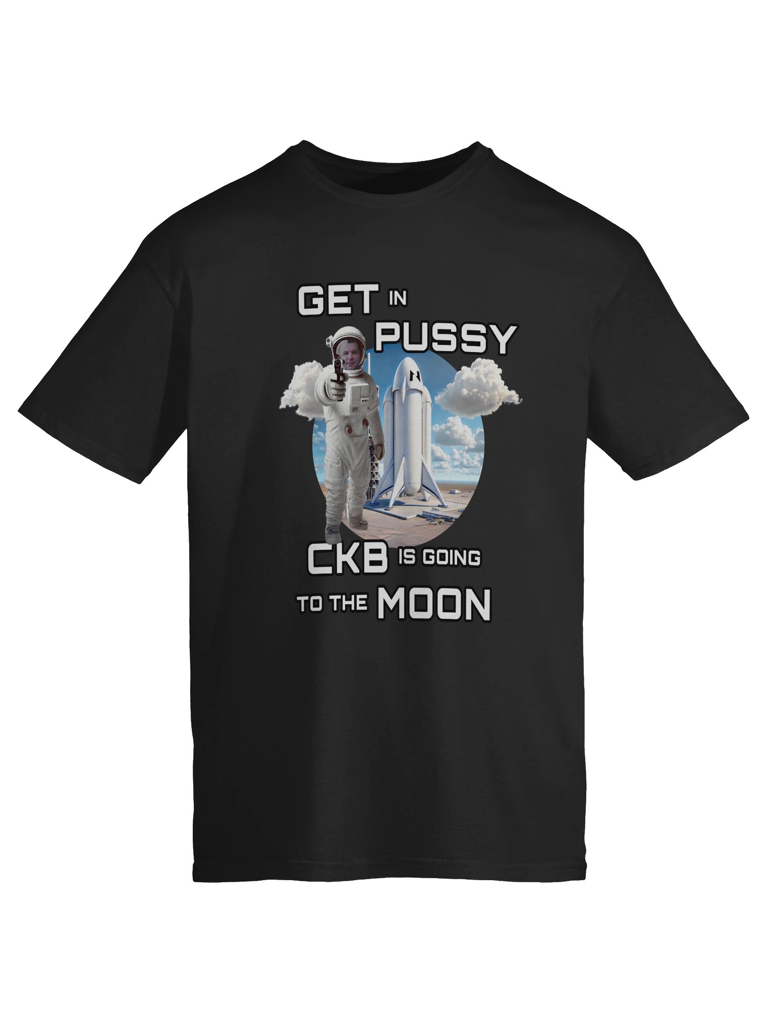 CKB is Going to the Moon T-Shirt Black product image (9)