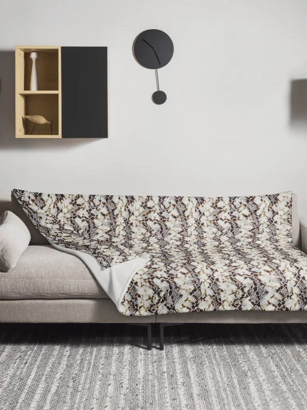 Beige Snake Skin Blanket product image (2)