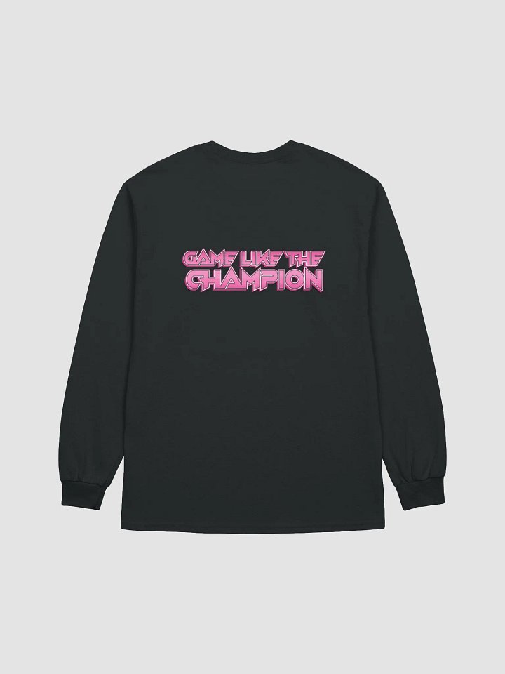 Pink Chris Champion Logo Long Sleeve product image (4)