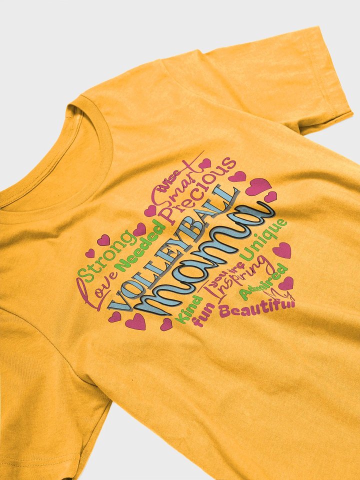 Heart Volleyball Mama Inspiration T-Shirt product image (2)