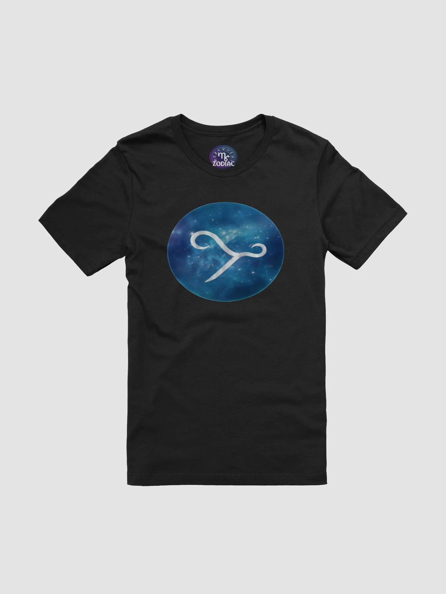Unisex Aquarius Zodiac Symbol Supersoft T-Shirt with Cosmic Design product image (3)