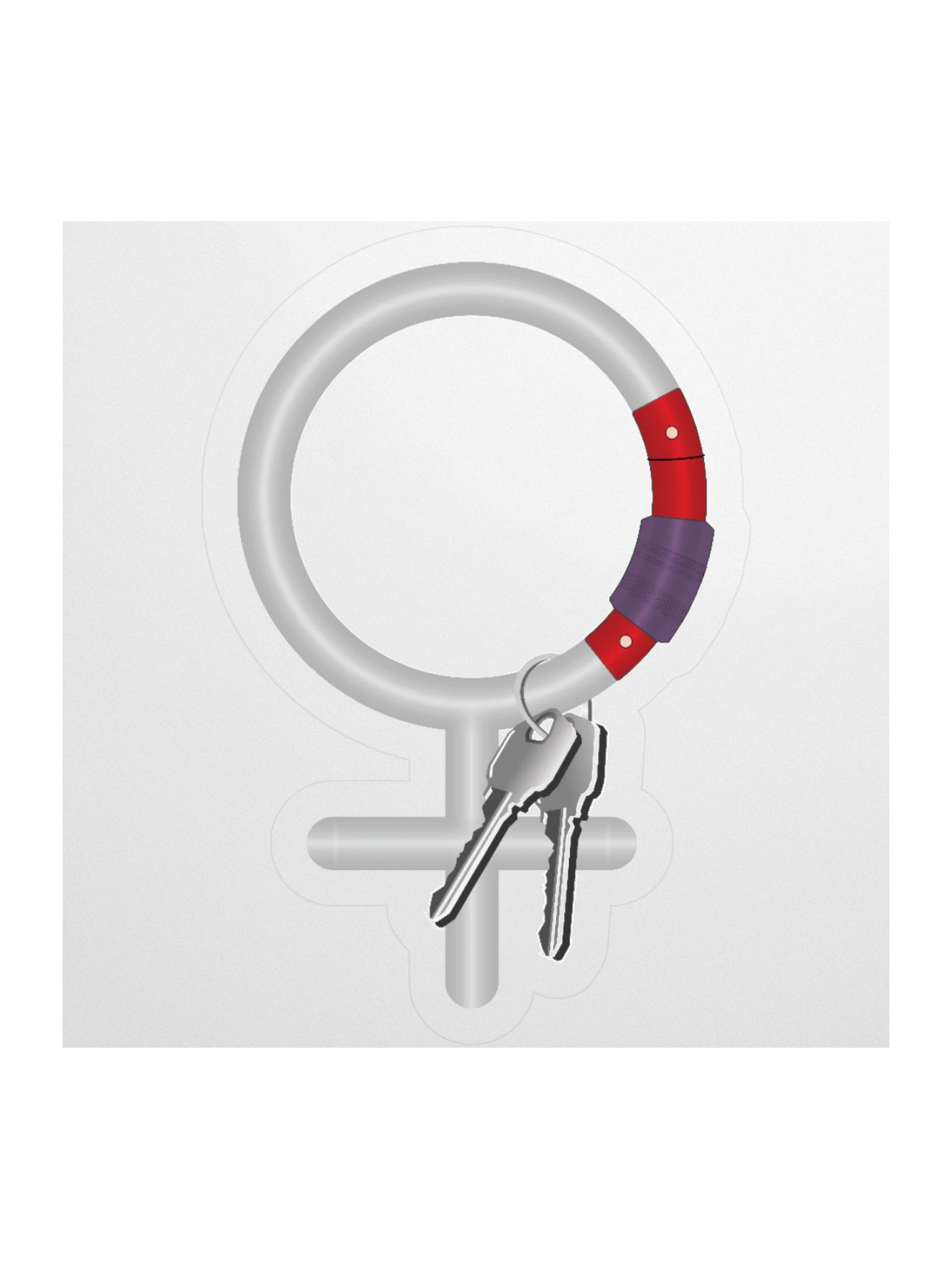 Female Symbol Carabiner Sticker product image (1)